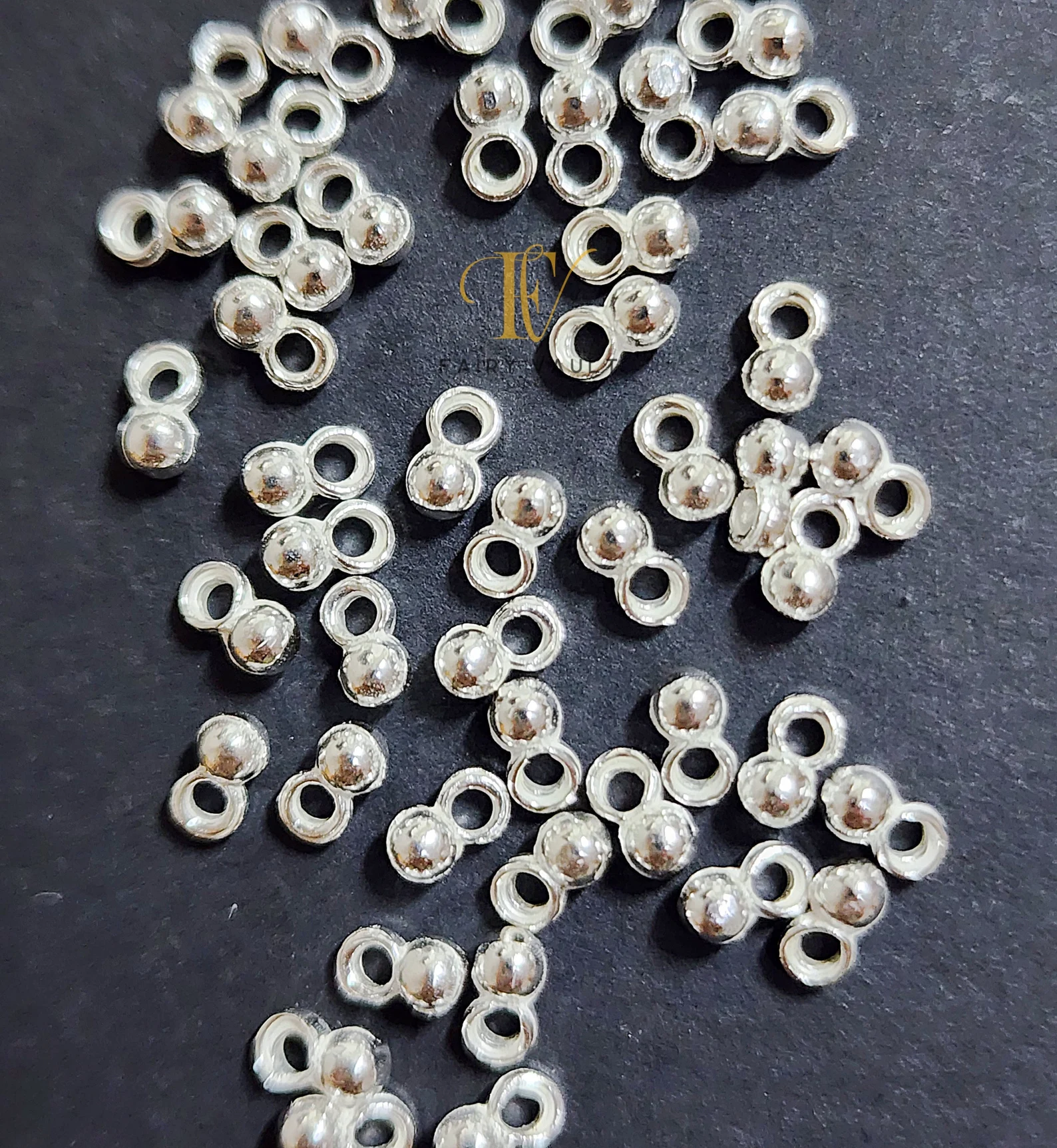 Solid 925 Silver Charm Bells