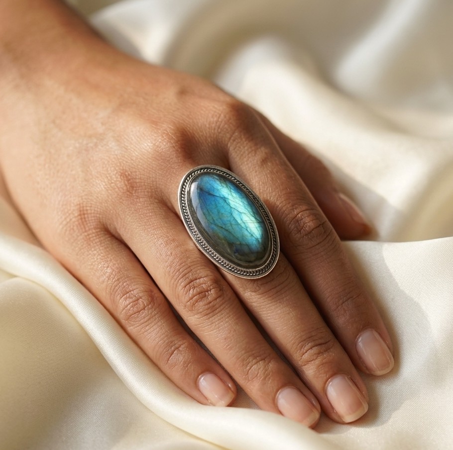 Fairy Vault India Labradorite Ring